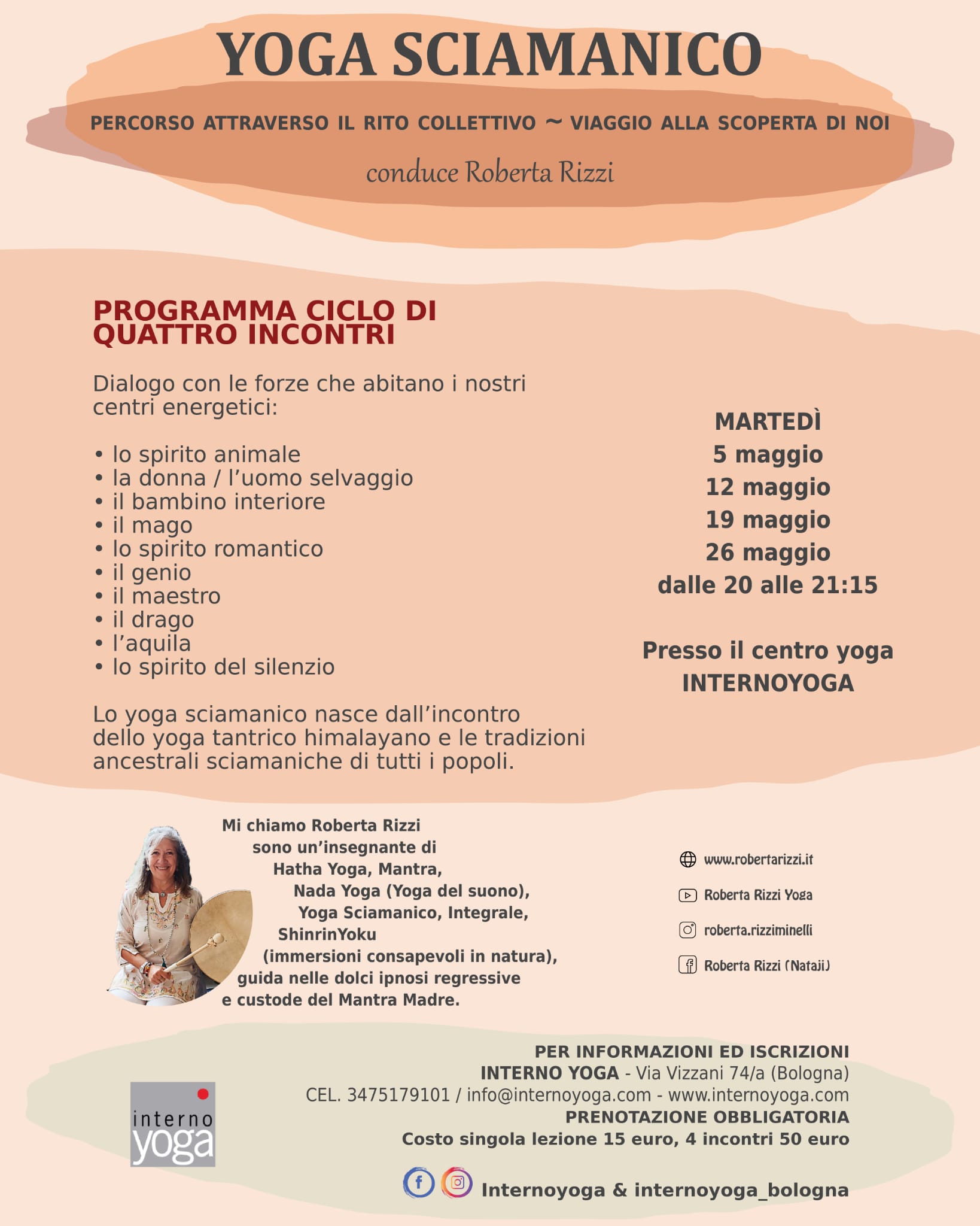  volantino yoga sciamanico 